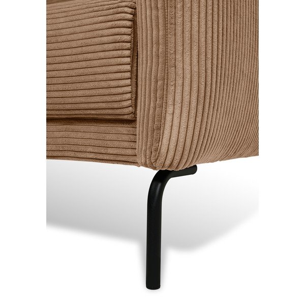 Svetlohnedá menčestrová pohovka 212 cm Venray – Scandic-image-4