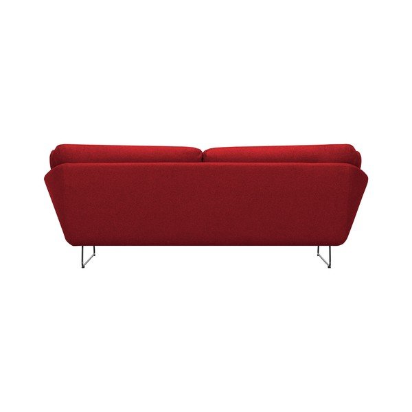 Set červenej pohovky a sedacieho pufu Windsor & Co Sofas Comet-image-3