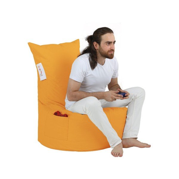 Oranžový záhradný sedací vak Balina – Floriane Garden