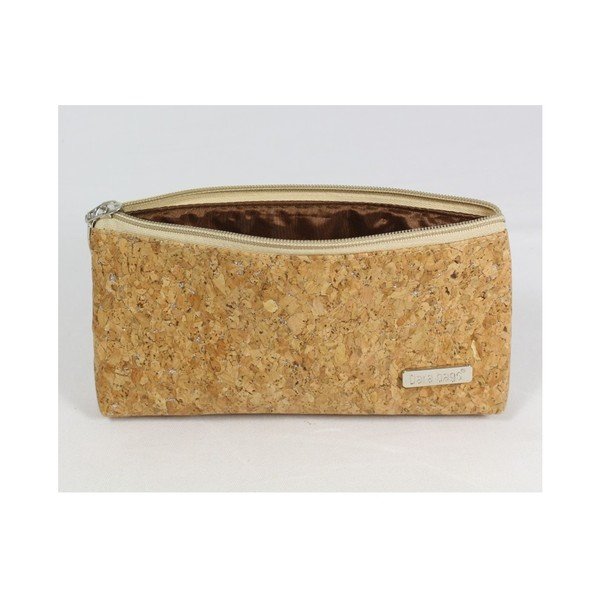 Horčicovohnedá kozmetická taštička Dara bags Baggio Middle No.750-image-2