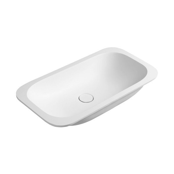 Biele umývadlo z umelého kameňa 59x35,5 cm Impala – Sapho-image-2