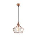 Závesné svietidlo v medenej farbe s kovovým tienidlom ø 27 cm Mezopotamya – Opviq lights