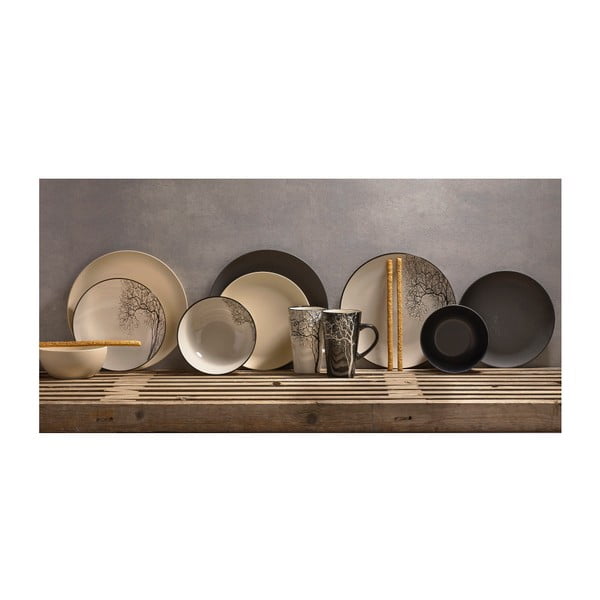 Čierny kameninový hrnček KJ Collection, 500 ml-image-2