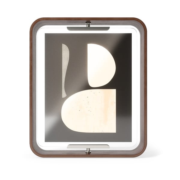 Tmavohnedý drevený stojací rámček 26x31,5 cm Bellwood – Umbra-image-2