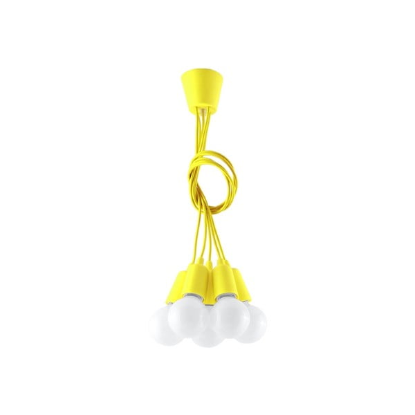 Žlté závesné svietidlo ø 25 cm Rene – Nice Lamps