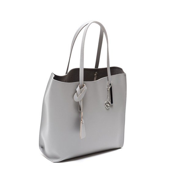 Kožená kabelka Izabella 3020 Grigio-image-2