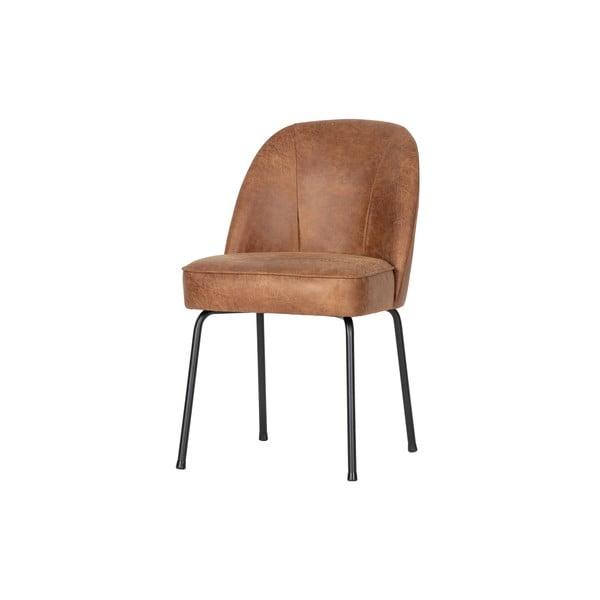 Koňakovohnedé kožené jedálenské stoličky v súprave 2 ks Vogue – WOOOD-image-3