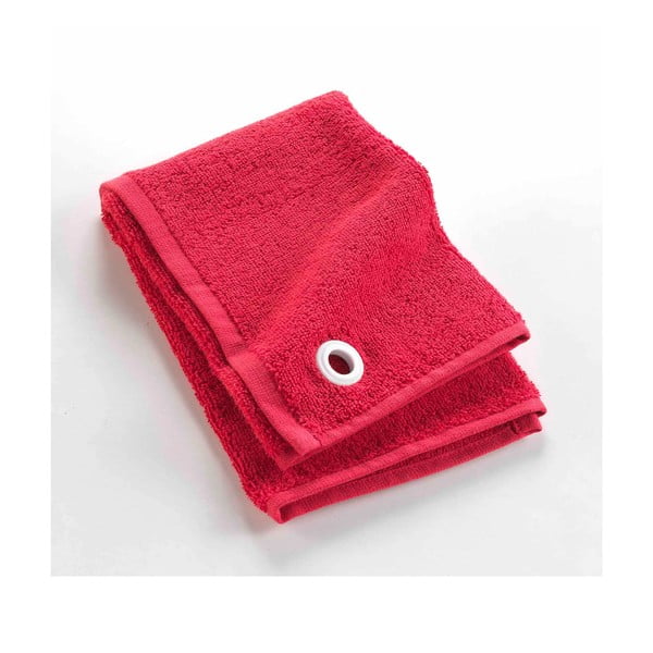 Červený froté bavlnený uterák 50x50 cm Cuistot – douceur d'intérieur