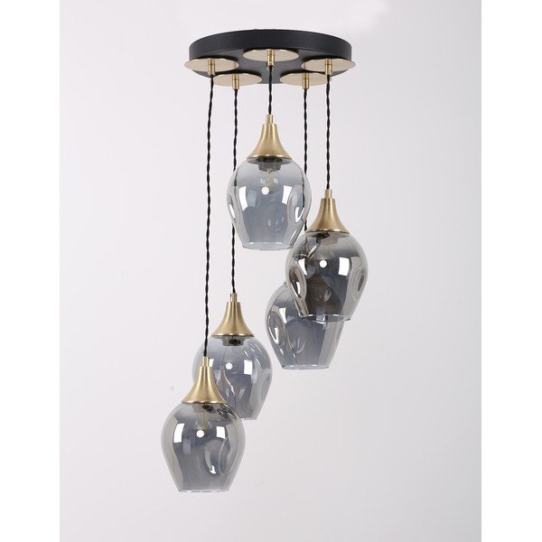 Závesné svietidlo so skleneným tienidlom ø 15 cm Marlo – Squid Lighting-image-2