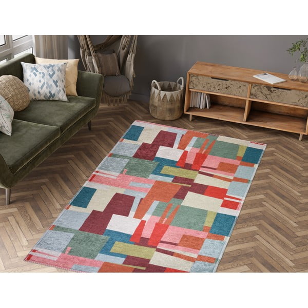 Prateľný koberec 60x100 cm Blocks of Fun – Vitaus-image-1