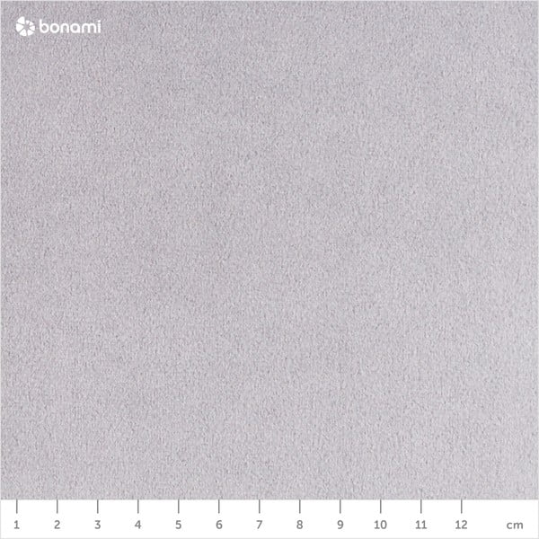 Svetlosivá zamatová podnožka Milo Casa Santo-image-1