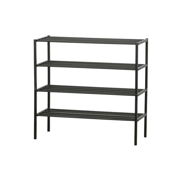 Čierna kovová polica na topánky WOOOD Ferro-image-3