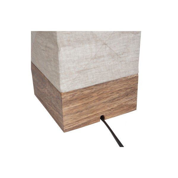 Béžová stolová lampa (výška  43 cm) Brett – WOOOD-image-4