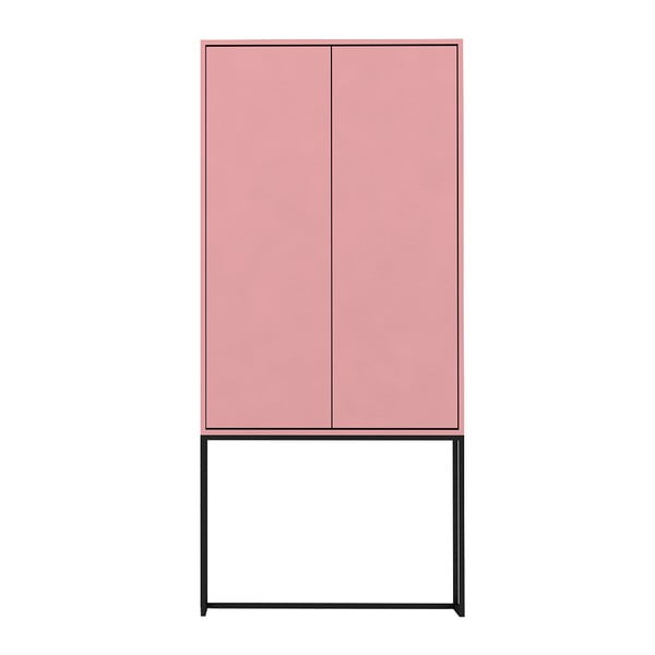 Ružová skrinka 75x164,5 cm Lennon – Really Nice Things