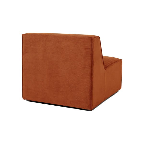 Oranžový menčestrový modul pohovky (stredový diel) Sting - Scandic-image-3