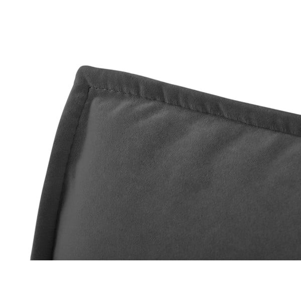 Tmavosivá zamatová leňoška (pravý roh) Auguste – Interieurs 86-image-3