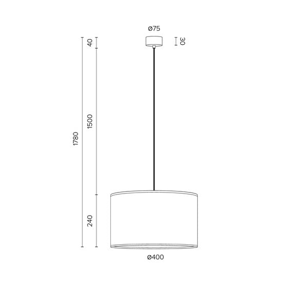 Čierne stropné svietidlo Sotto Luce Mika, ⌀ 40 cm-image-4