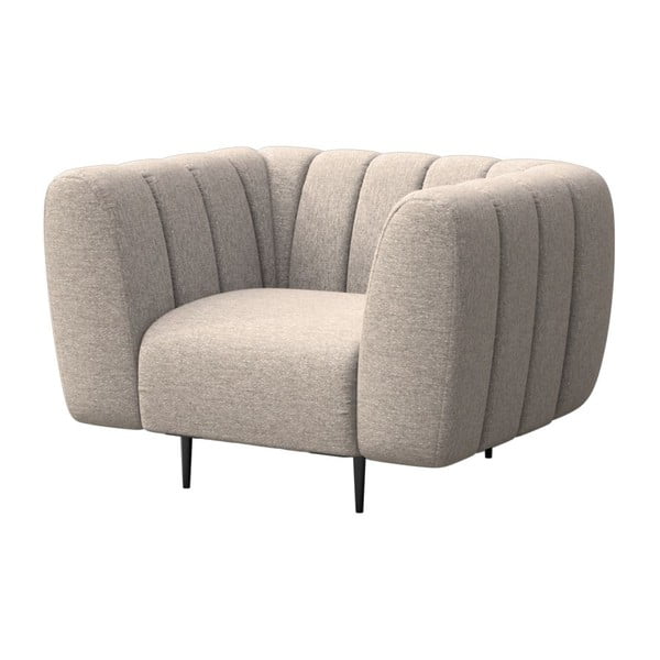 Béžové kreslo Shel – Ghado-image-2