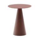 Okrúhly odkladací stolík so sklenenou doskou ø 30 cm Wilshire – Kave Home