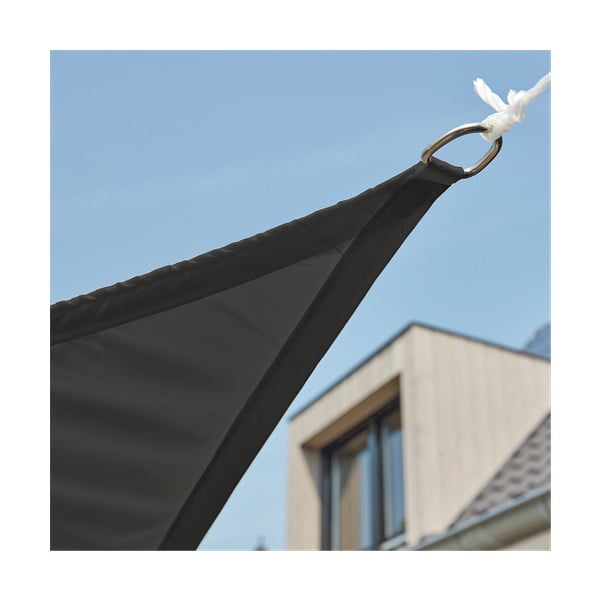 Sivá štvorcová tieniaca plachta Livin' Outdoor Como, 5 x 5 m-image-2