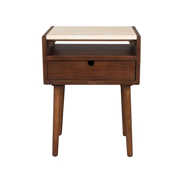 Hnedý nočný stolík Arda – Dutchbone
