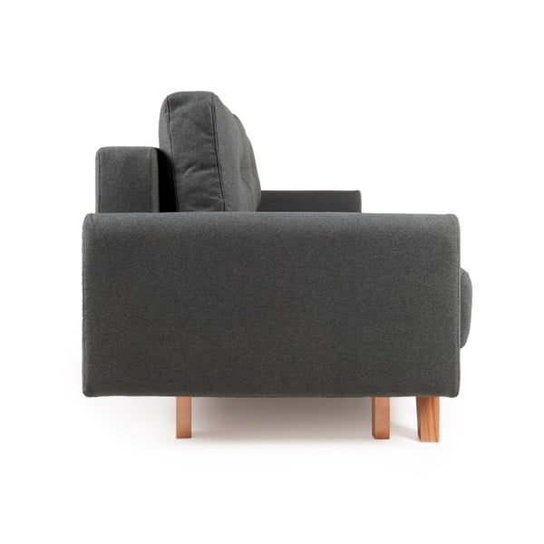 Tmavosivá rozkladacia pohovka Bonami Selection Pop-image-3