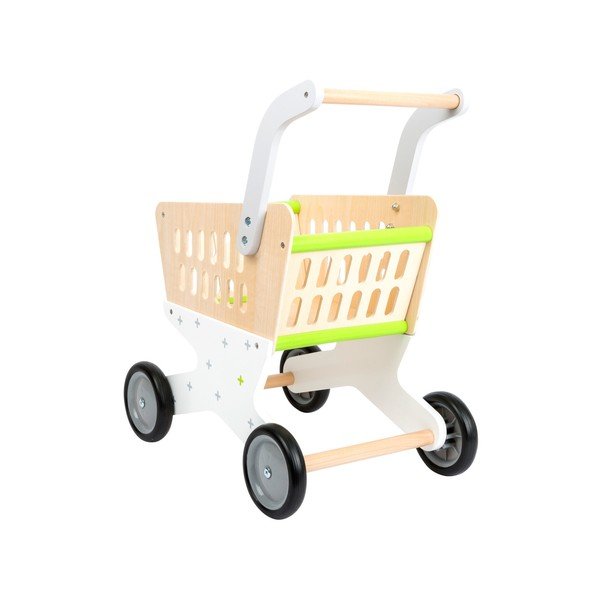 Detský drevený nákupný vozík Legler Shopping-image-2