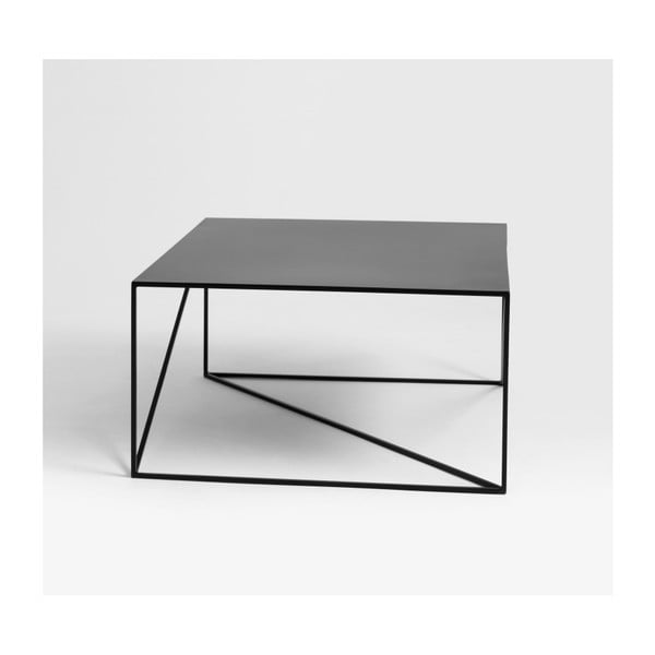 Čierny konferenčný stolík CustomForm Memo, 80 x 80 cm-image-4