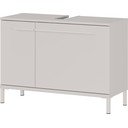 Krémovobiela matná skrinka pod umývadlo 80x59 cm Laurino – Germania