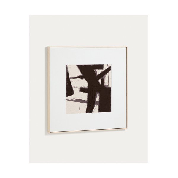 Ručne maľovaný obraz s rámom/na plátne 100x100 cm Arilan – Kave Home