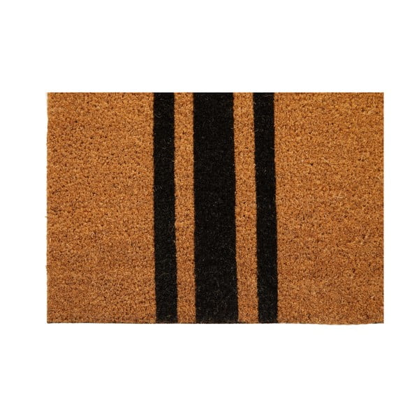 Rohožka z kokosového vlákna 55x125 cm Black Stripe – Premier Housewares-image-2