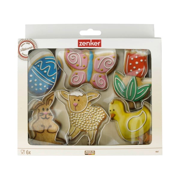 Súprava 6 veľkonočných vykrajovadiel Zenker-image-2