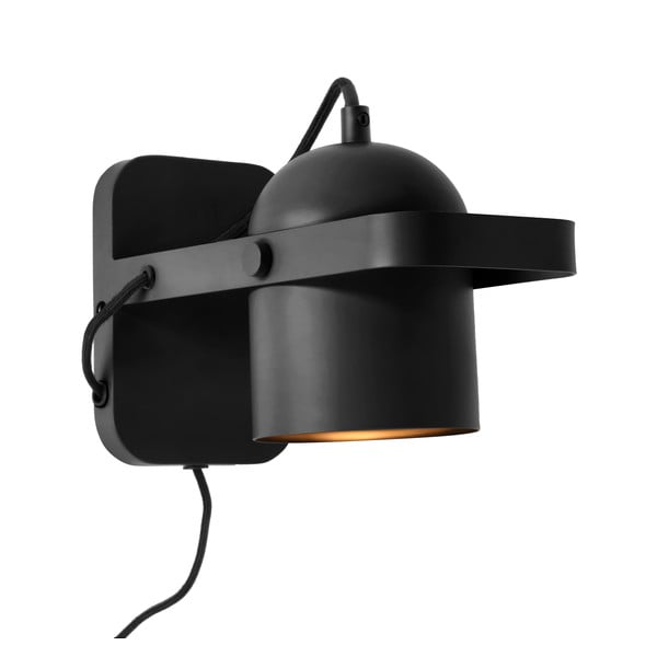 Čierne nástenné svietidlo Nesvik – Villa Collection-image-2