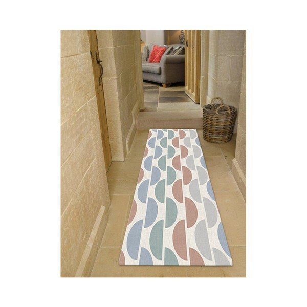 Sivomodrý behúň Floorita Halfmoon, 60 x 115 cm-image-4