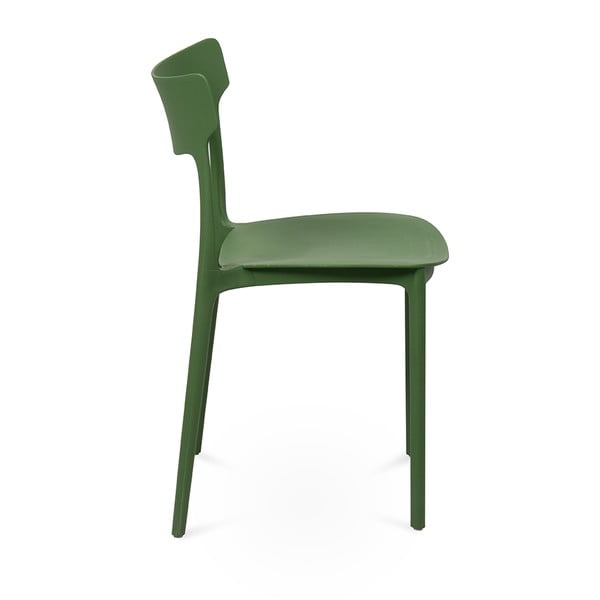 Zelená plastová záhradná stolička Biá – Bonami Essentials-image-4