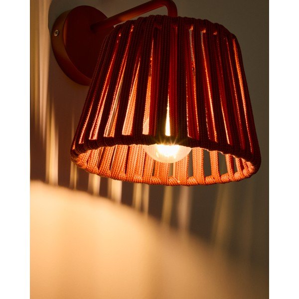 LED nástenné vonkajšie svietidlo so solárnym panelom (výška  23 cm) Aldet – Kave Home-image-2
