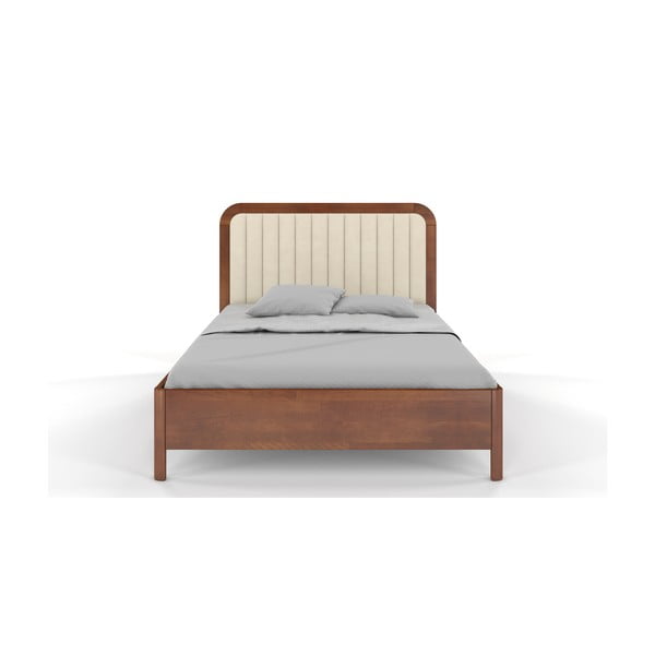 Svetlohnedá dvojlôžková posteľ z bukového dreva Skandica Visby Modena, 180 x 200 cm-image-2