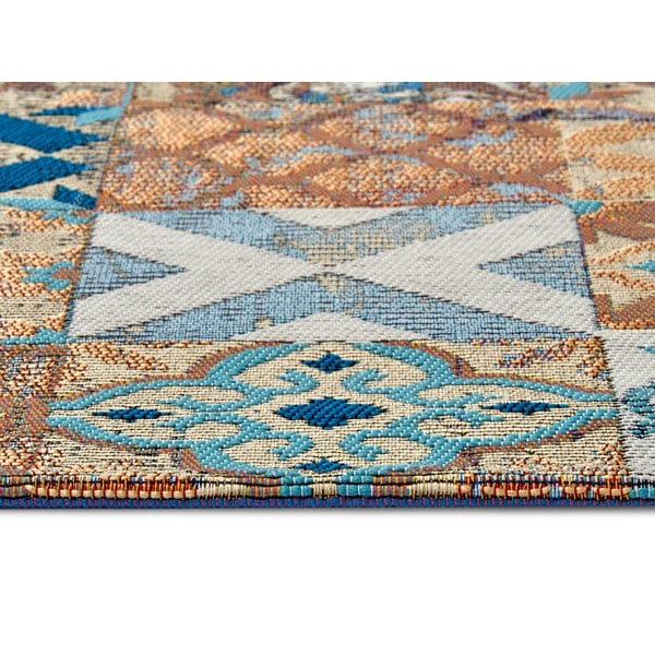 Modrý koberec behúň 75x150 cm Cappuccino Mosaik – Hanse Home-image-2