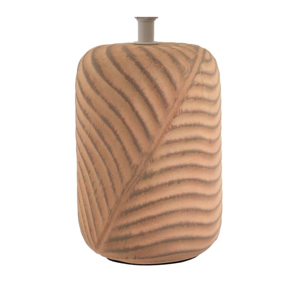 Stolová lampa v krémovo-tehlovej farbe s textilným tienidlom (výška 39 cm) – Casa Selección-image-2