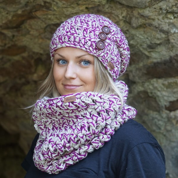 Ručne háčkovaný nákrčník DOKE Nature-image-1