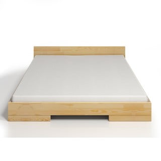 Dvojlôžková posteľ z borovicového dreva Skandica Spectrum, 140 × 200 cm