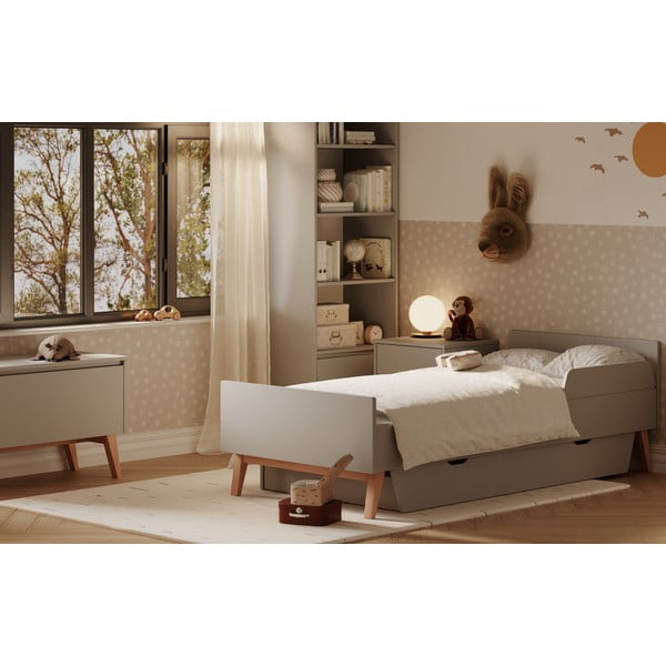 Sivá detská posteľ 90x200 cm Swing – Pinio-image-1