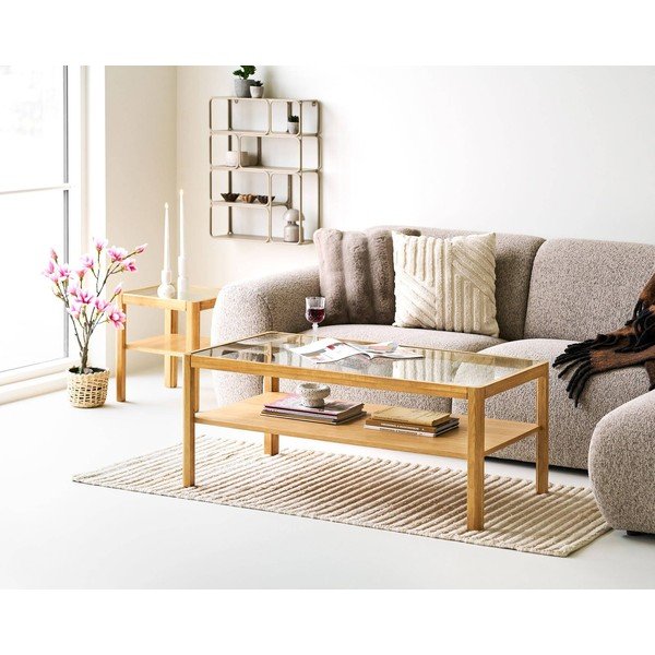 Béžová poschodová kovová polica 48 cm Lanciano – House Nordic-image-3