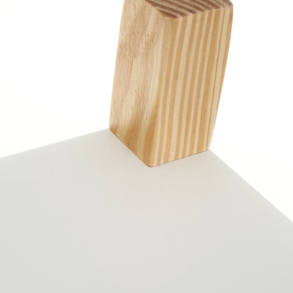 Biela detská knižnica s posuvnými dverami 70x77 cm – Casa Selección-image-1