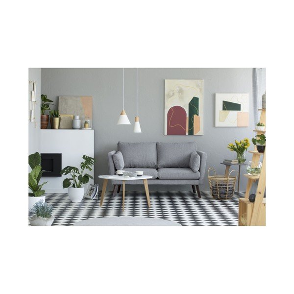 Svetlosivá dvojmiestna pohovka Mazzini Sofas Elena-image-2