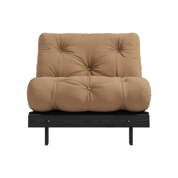 Hnedé kreslo Roots Black Night – Karup Design-image-3