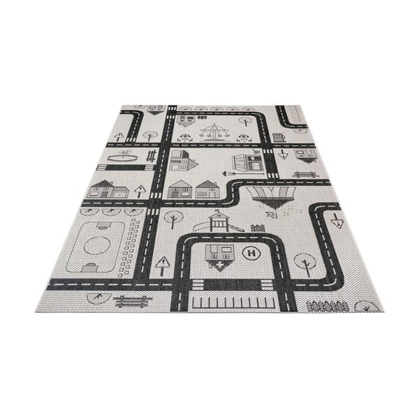 Krémovobiely detský koberec Ragami City, 160 x 230 cm-image-3