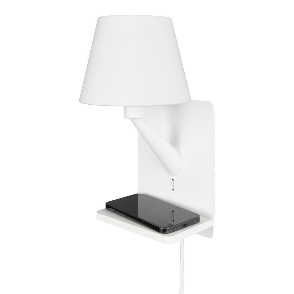 E-shop Biele nástenné svietidlo Comfort – Trio
