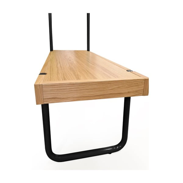 Súprava lavice a vešiaka s oceľovou konštrukciou Woodman Ben-image-4