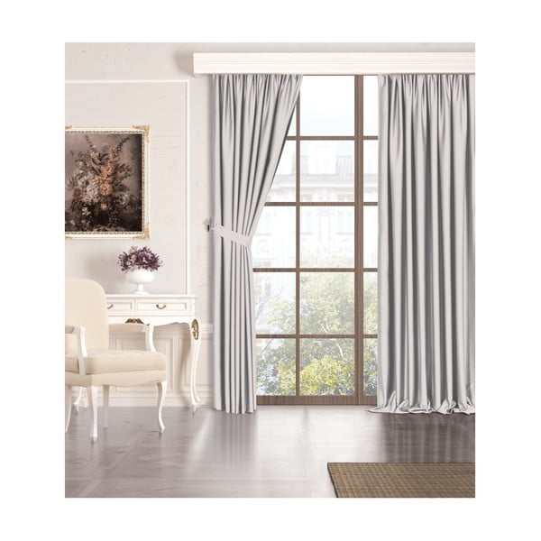 Sivý polo-zatemňovací záves 260x100 cm - Mila Home-image-2